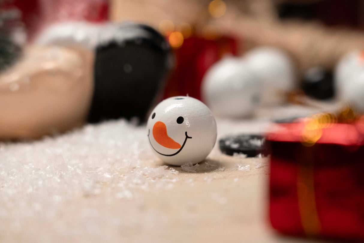 DIY Weihnachtsbaum-Schneemänner