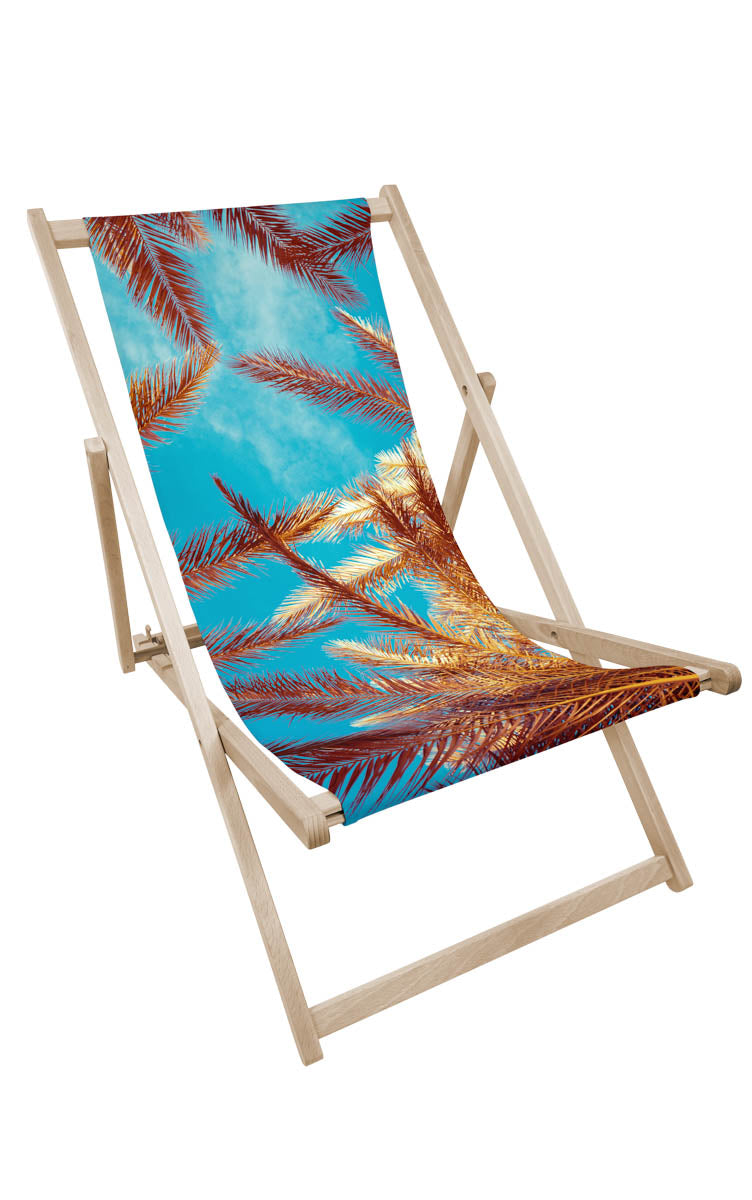 Holz-Liegestühle Braune Palme