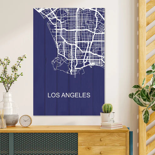 Wanddeko Holz - Los Angeles
