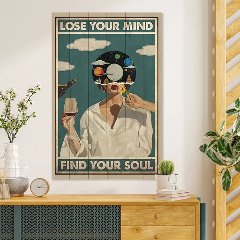 Wanddeko Holz - Lose your Mind