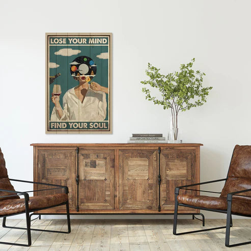 Wanddeko Holz - Lose your Mind