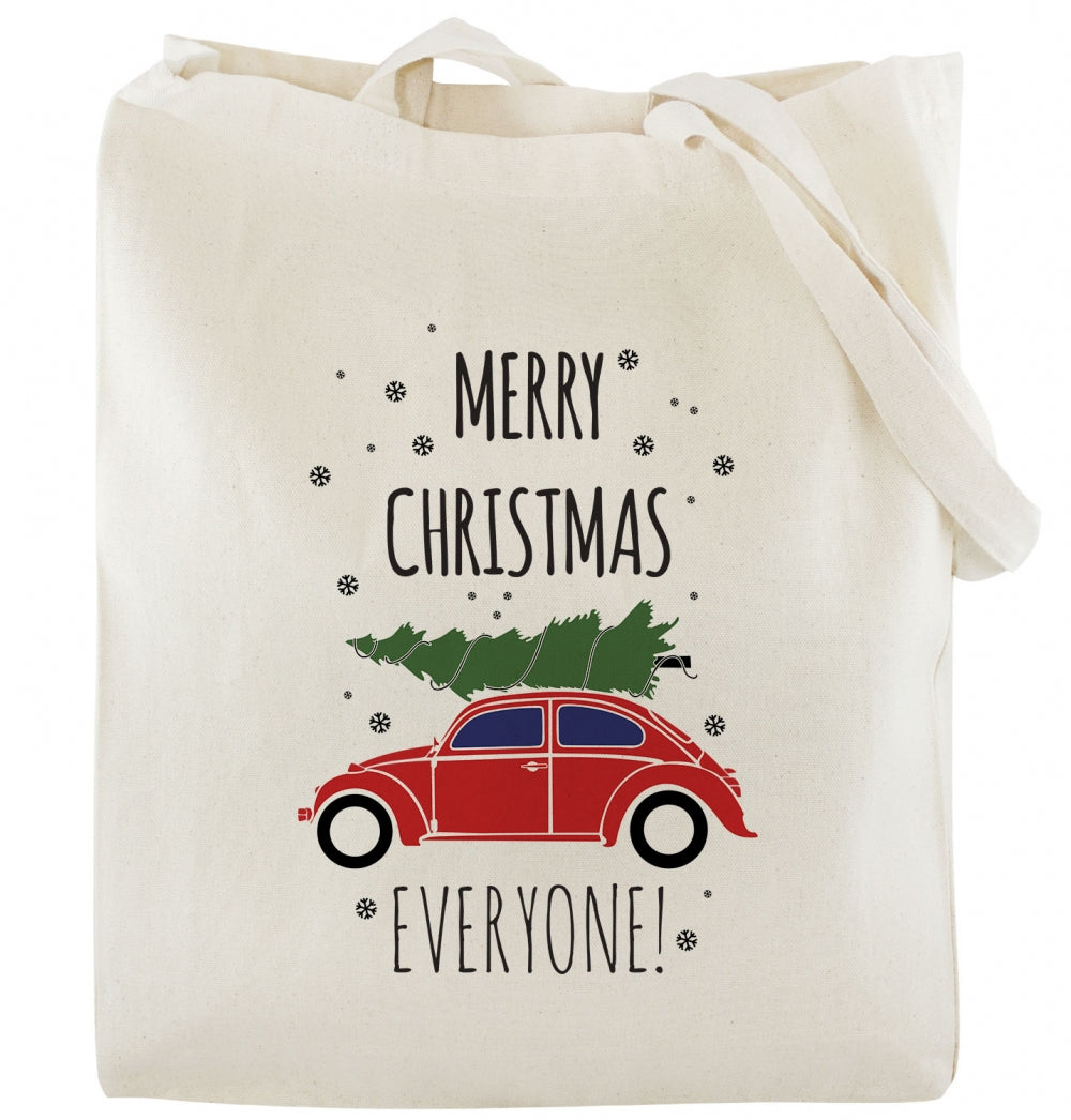 Weihnachten Baumwolltasche MERRY CHRISTMAS