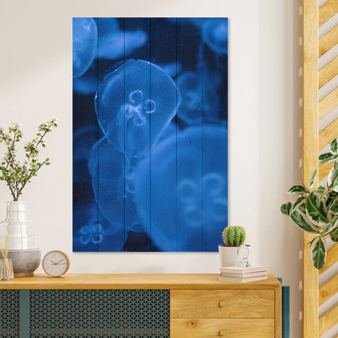 Wanddeko Holz - Medusa