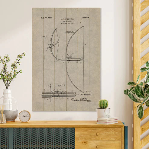 Wanddeko Holz - Old Fashioned Bow