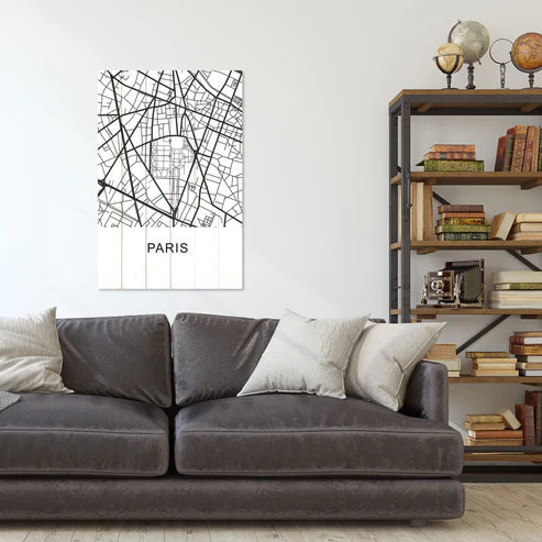 Wanddeko Holz - Paris
