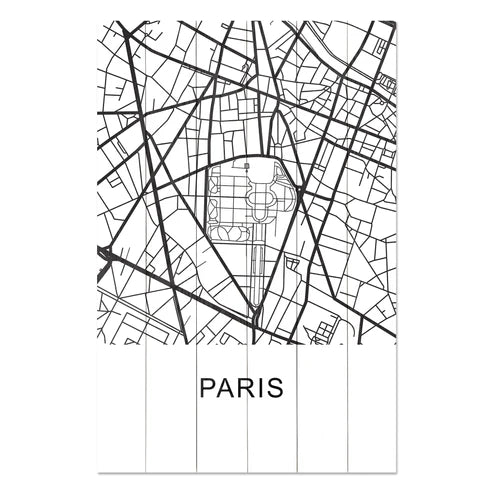 Wanddeko Holz - Paris
