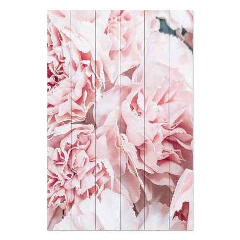 Wanddeko Holz - Peonies