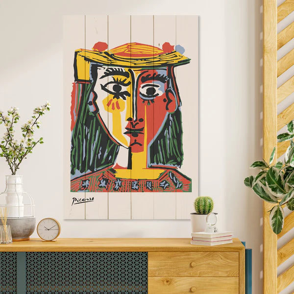 Wanddeko Holz - Picasso Abstract 1