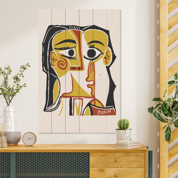 Wanddeko Holz - Picasso Abstract 1