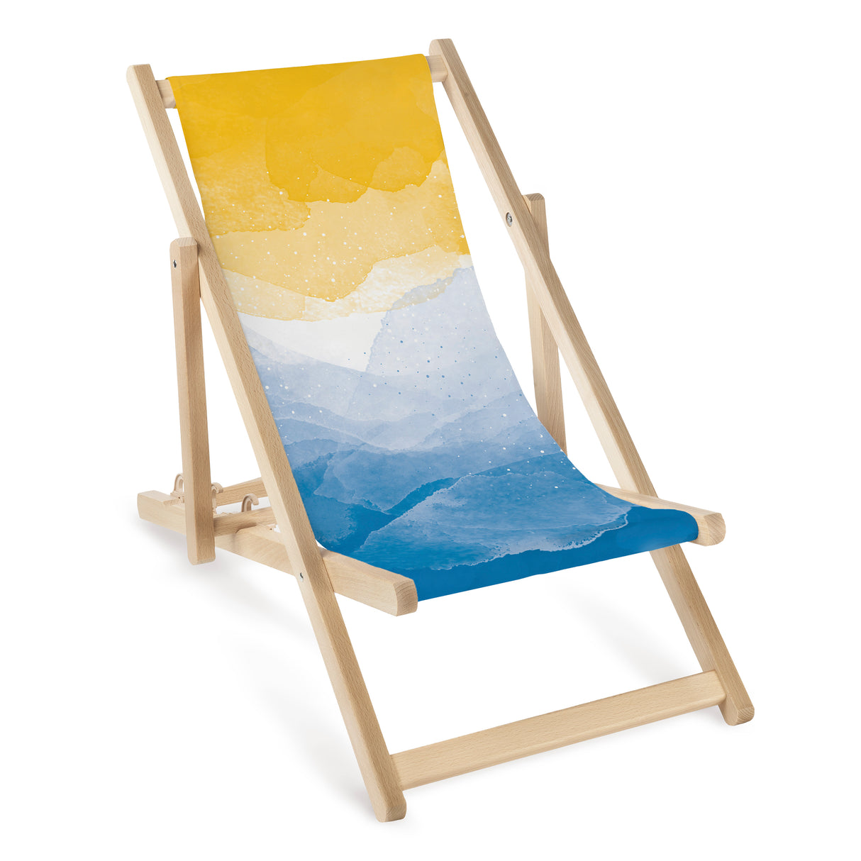 Kinderliegestuhl aus Holz Sea