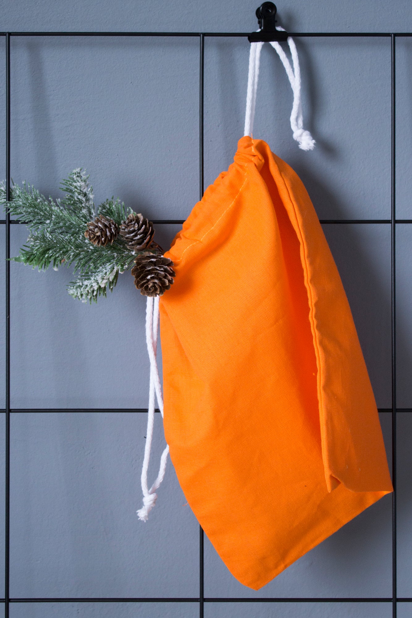 Baumwollsack Orange 150x200 mm