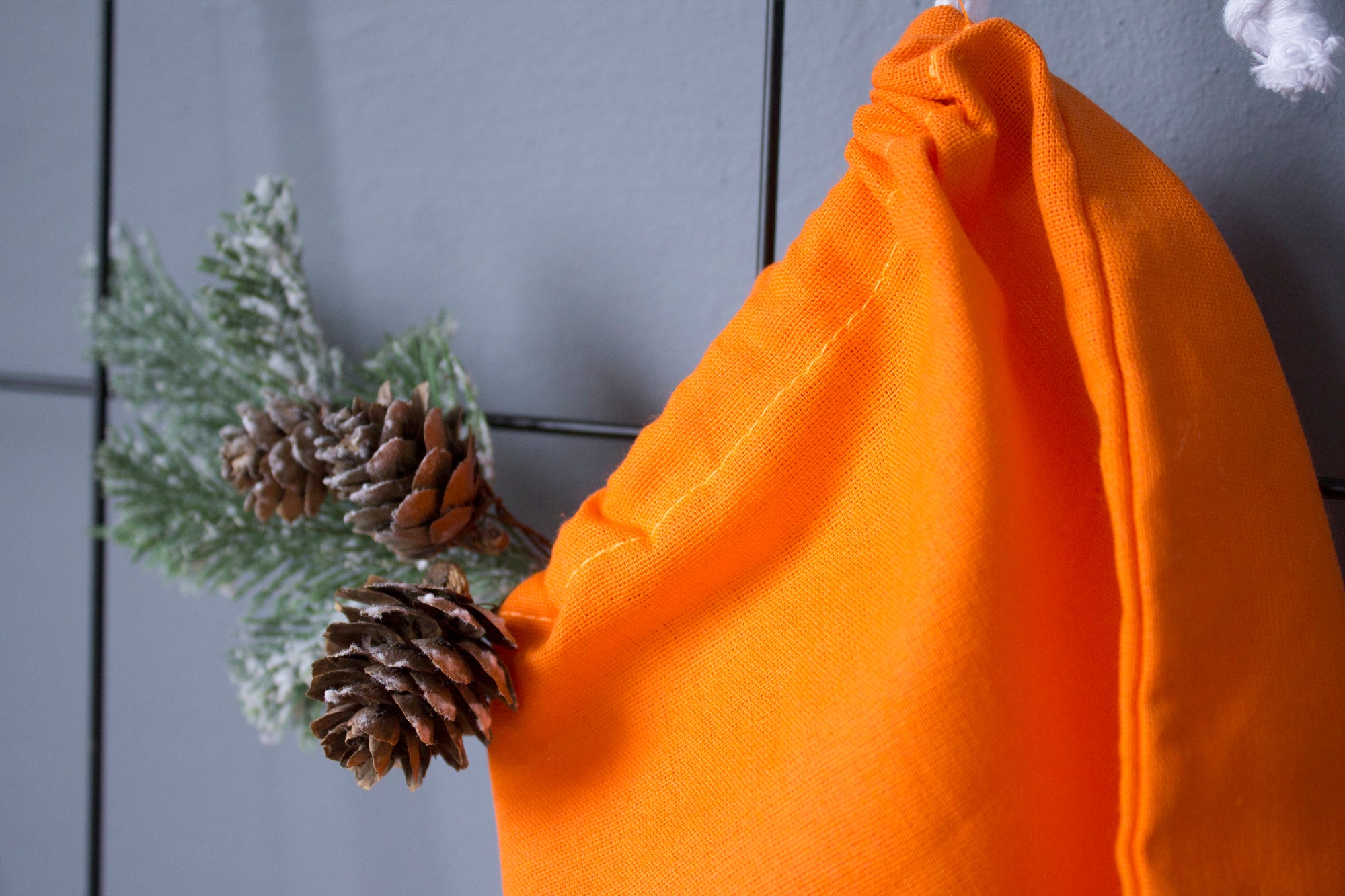 Baumwollsack Orange 150x200 mm