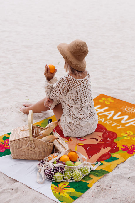Handtuch aus Mikrofaser HAWAII PARTY 80x150 cm