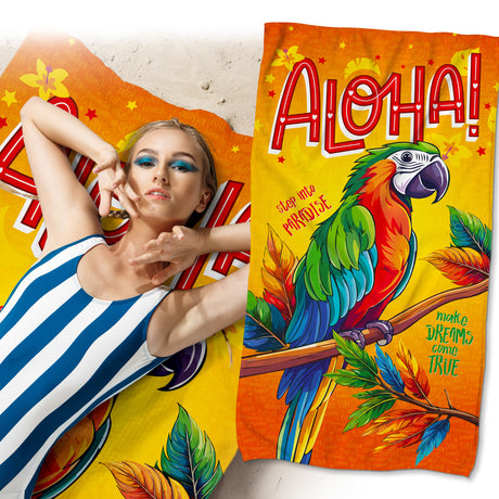Handtuch aus Mikrofaser ALOHA 80x150 cm