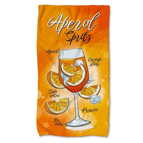 Handtuch aus Mikrofaser APEROL SPRITZ 80x150 cm