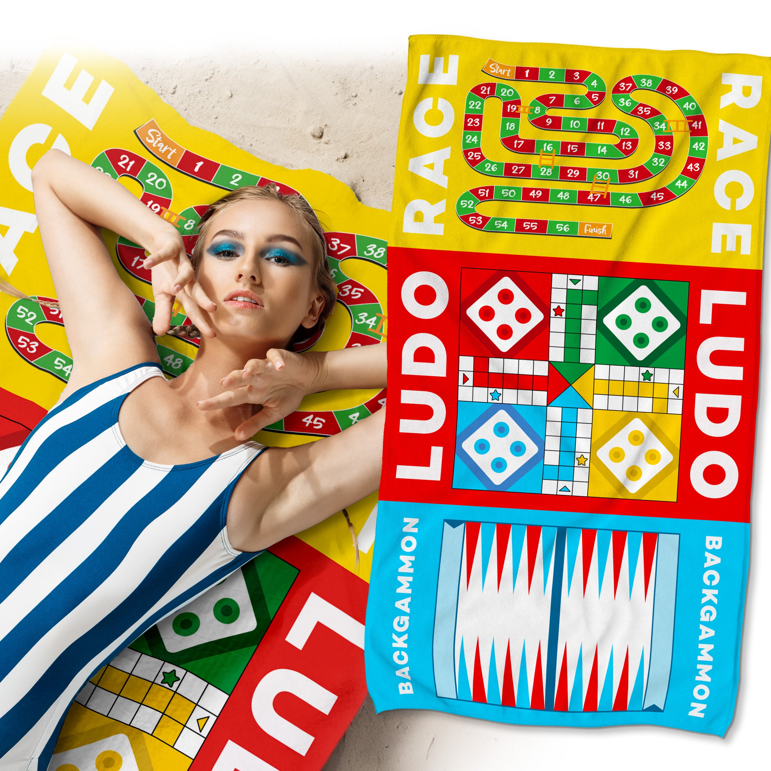 Handtuch aus Mikrofaser PLAYGAMES 80x150 cm
