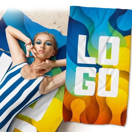 Handtuch aus Mikrofaser LOGO 80x150 cm