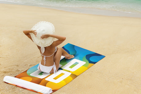 Handtuch aus Mikrofaser LOGO 80x150 cm