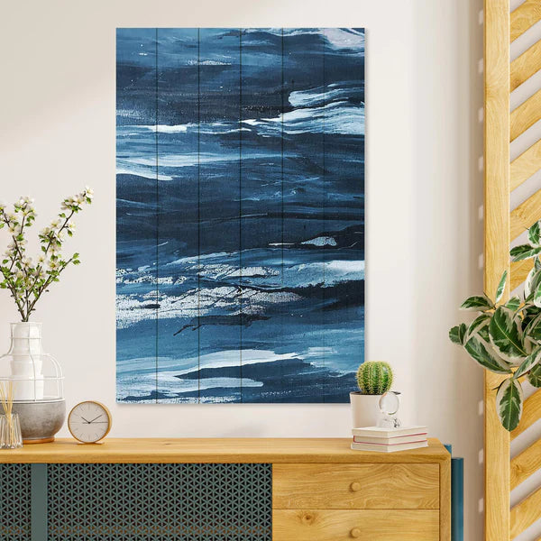 Wanddeko Holz - Rough Sea