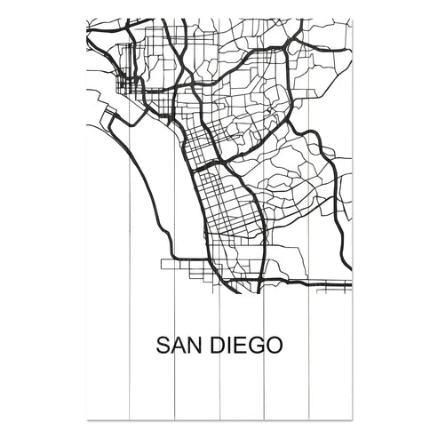 Wanddeko Holz - San Diego