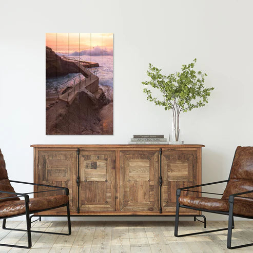 Wanddeko Holz - Sea Storm