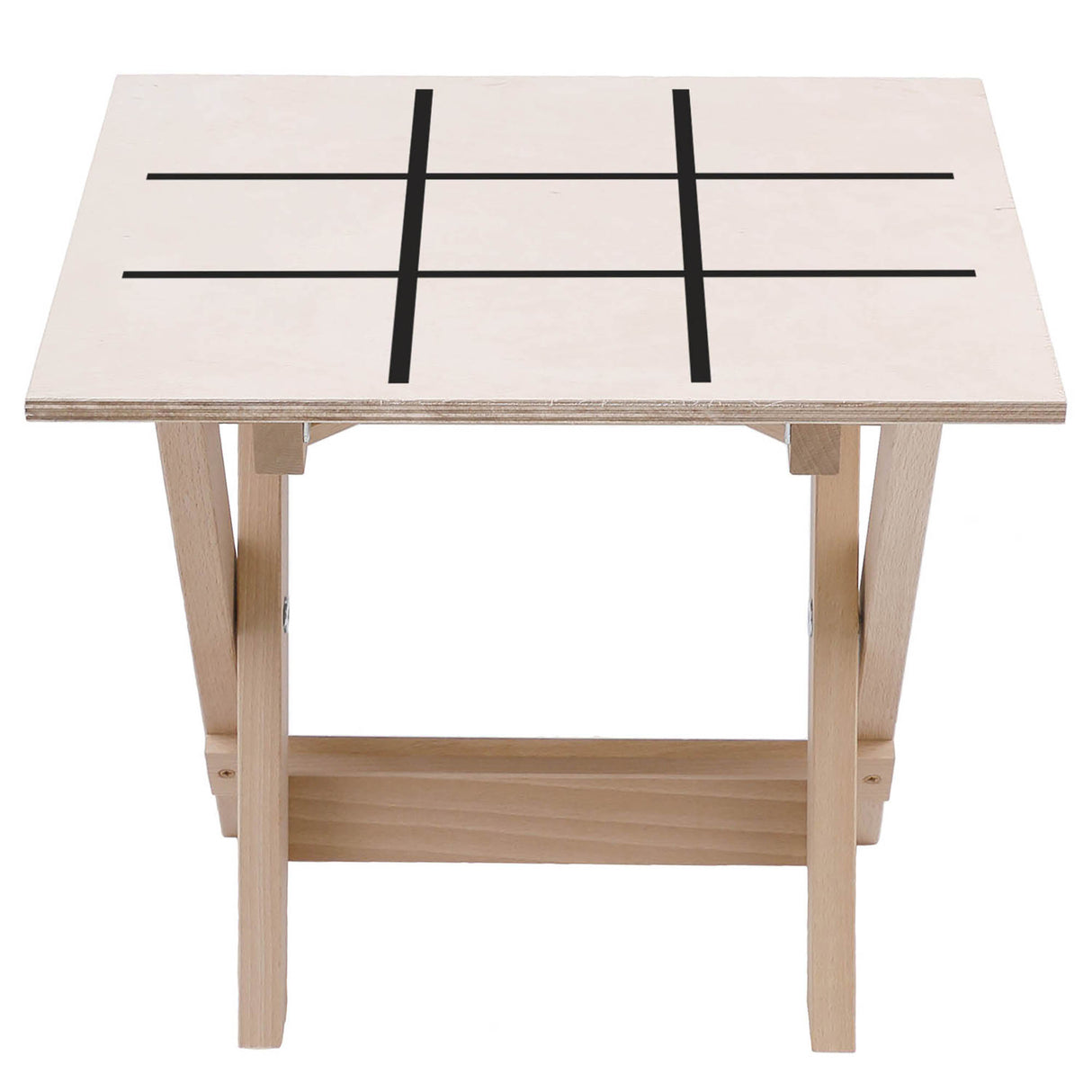 Holztisch Kreis und Kreuz 30x40x35cm