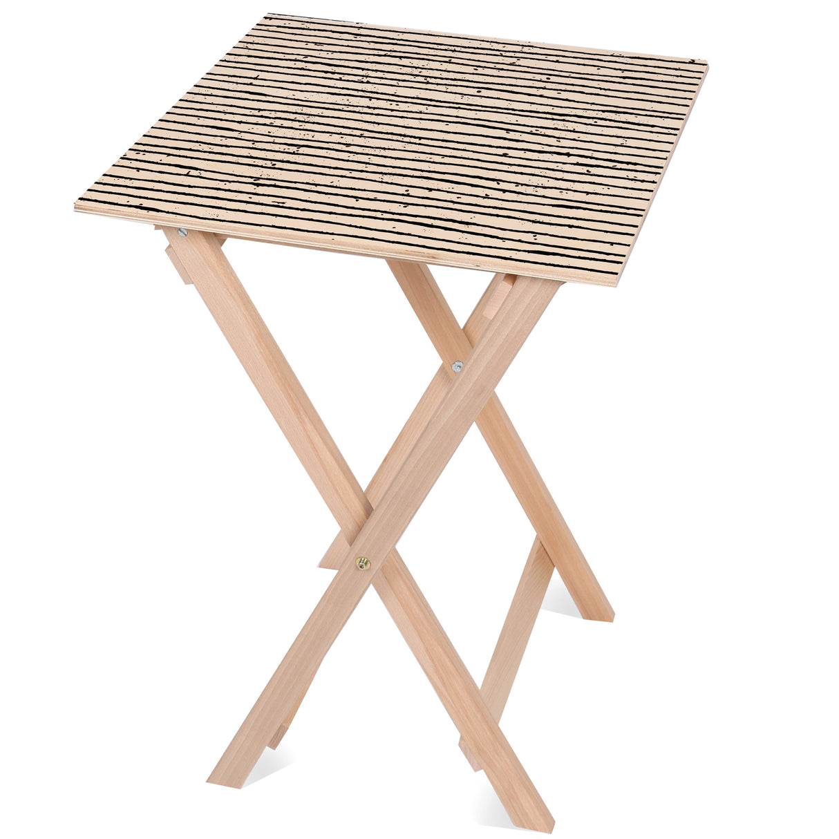 Holztisch Die krumme Linie 50x50x70cm