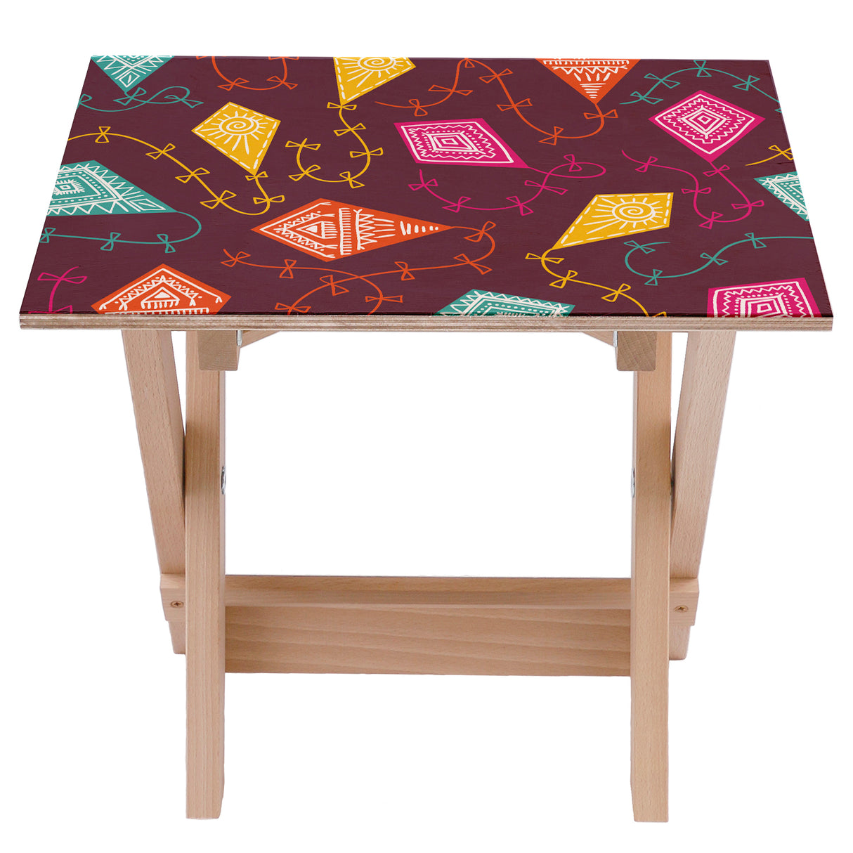 Holztisch Drachen 30x40x35cm