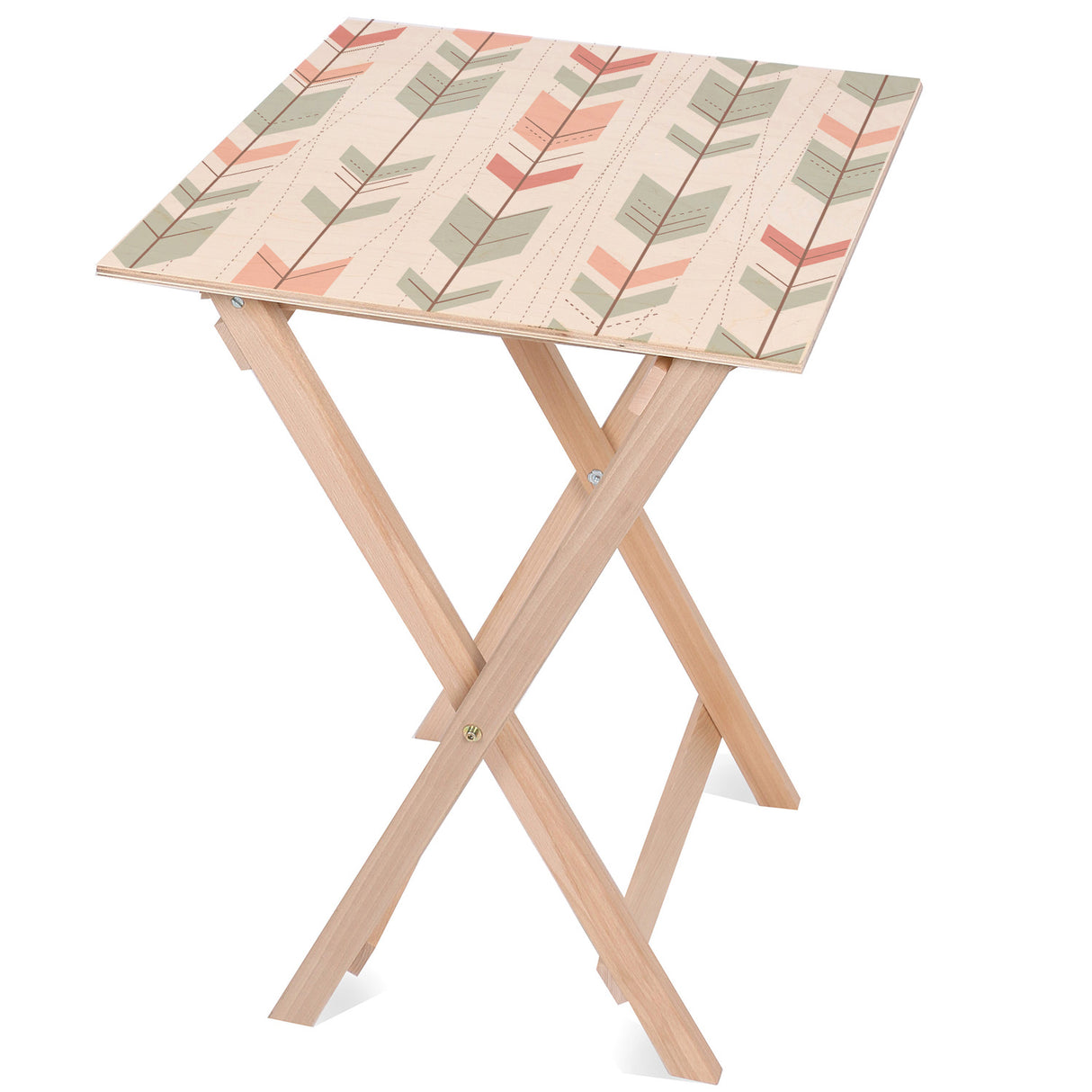 Holztisch Boho-Pfeil 50x50x70cm