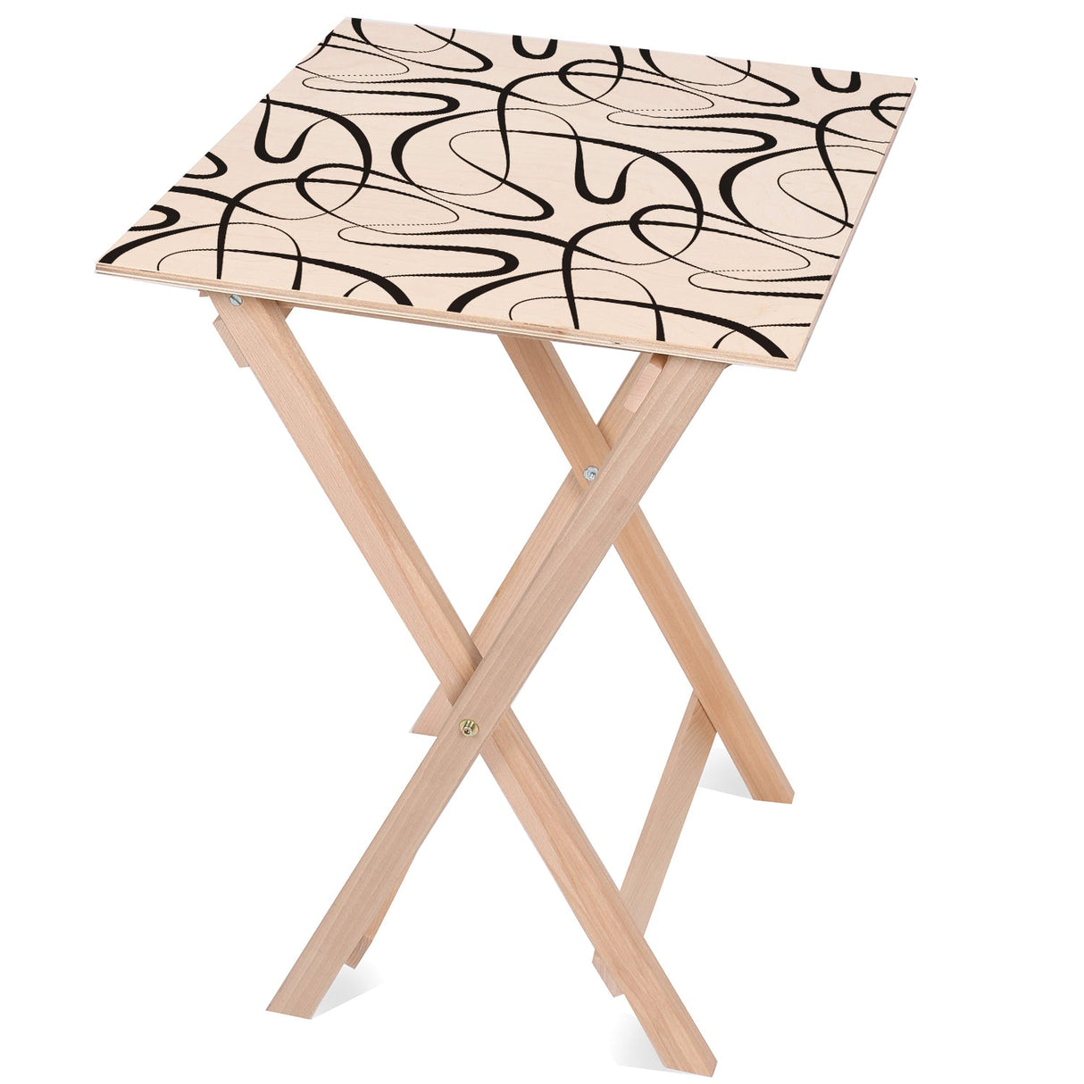 Holztisch Farbband 50x50x70cm