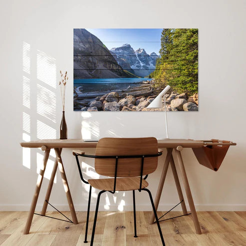 Wanddeko Holz - Summer Beautiful Landscape