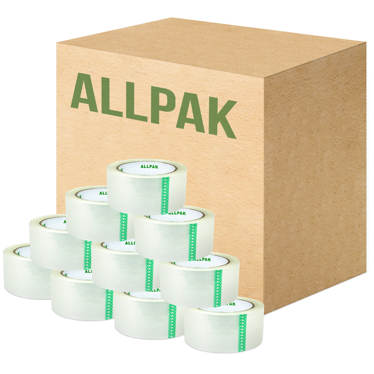 Transparentes Verpackungsband Akryl 48/100y 90 Meter 55mic