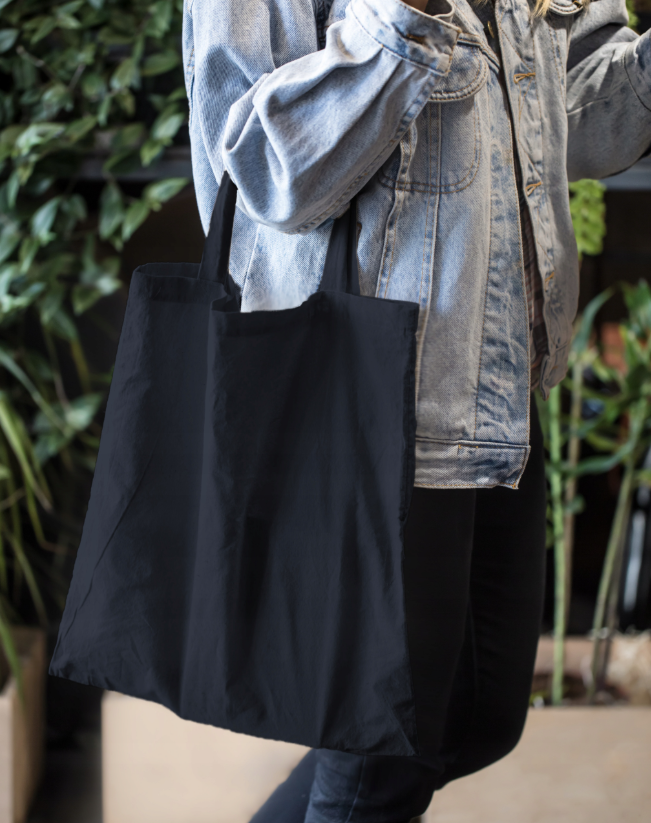 Baumwolltasche Navy Blau 380x420 mm 140 g