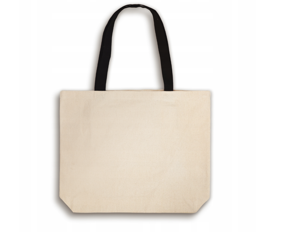 Baumwolltasche Ecru 500x100x400 mm 320 g mit Tasche