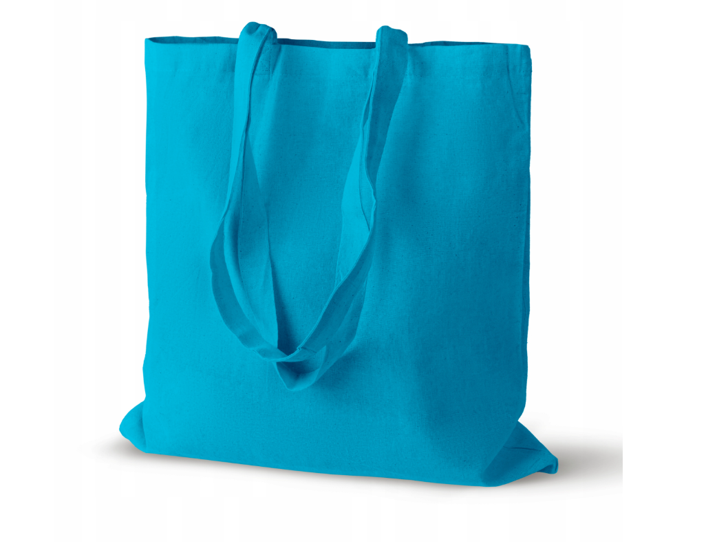 Baumwolltasche Hellblau 380x420 mm 140 g