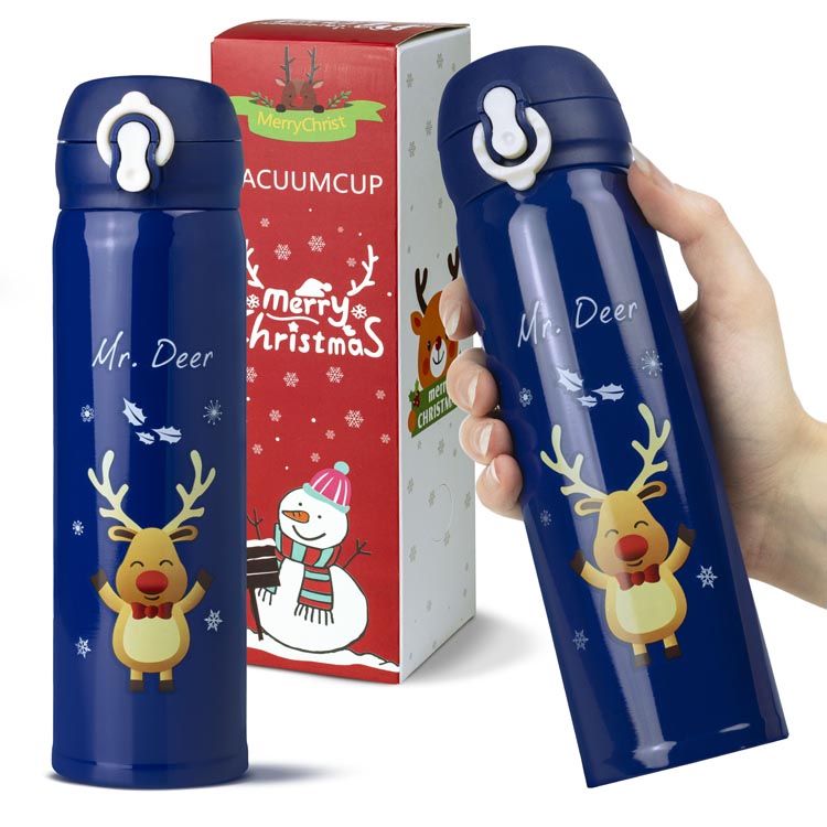 Rote Weihnachten Rentier Grant Thermoskanne 380ml