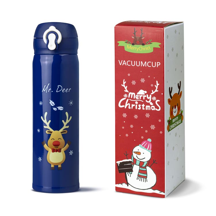 Rote Weihnachten Rentier Grant Thermoskanne 380ml