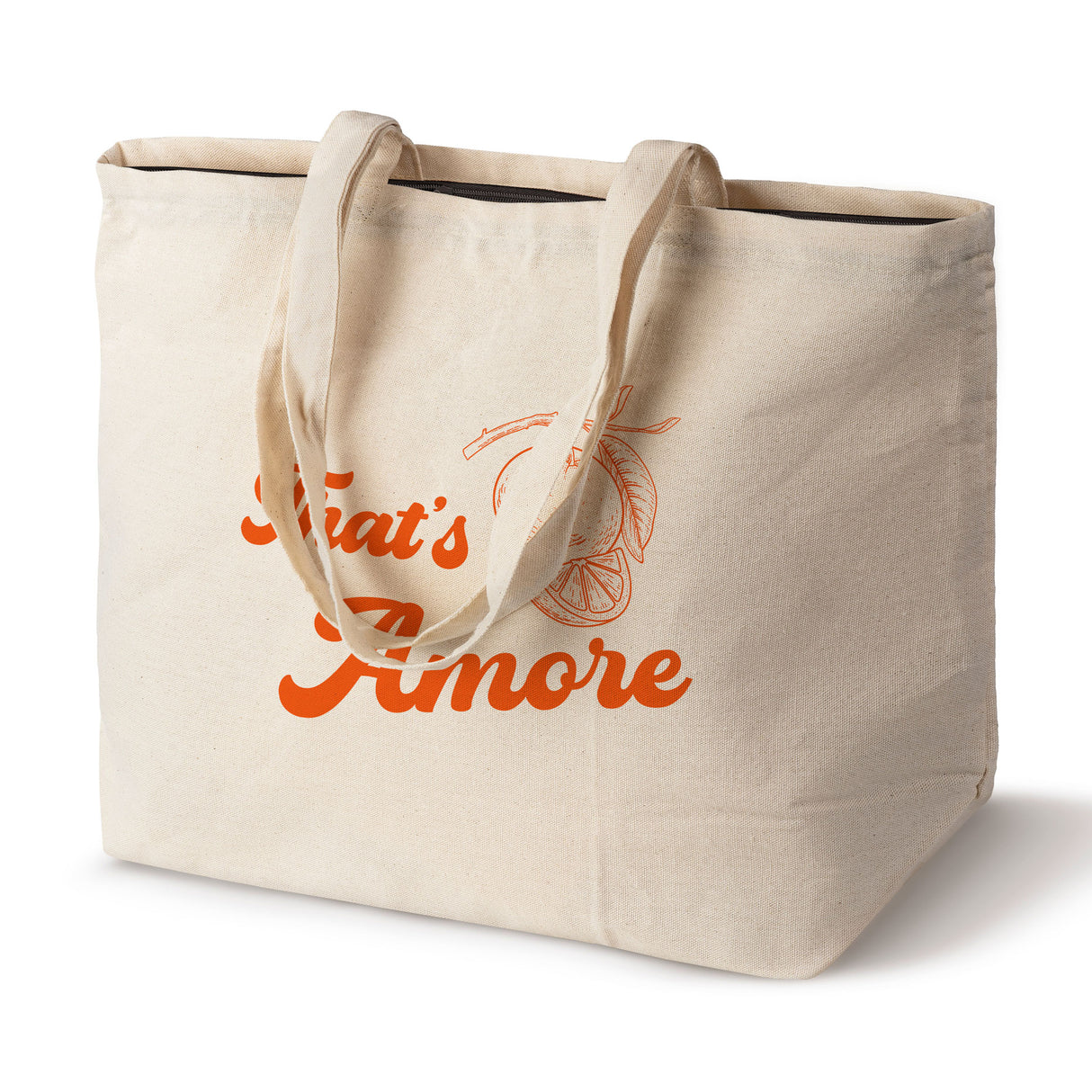 Baumwolltasche mit Reißverschluss THAT'S AMORE