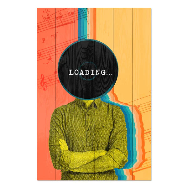 Wanddeko Holz - Vintage Loading