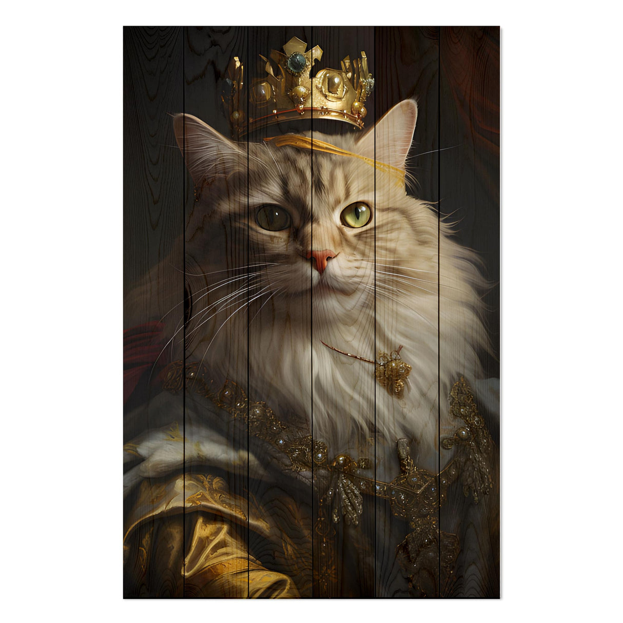 Wanddeko Holz - Who is the King