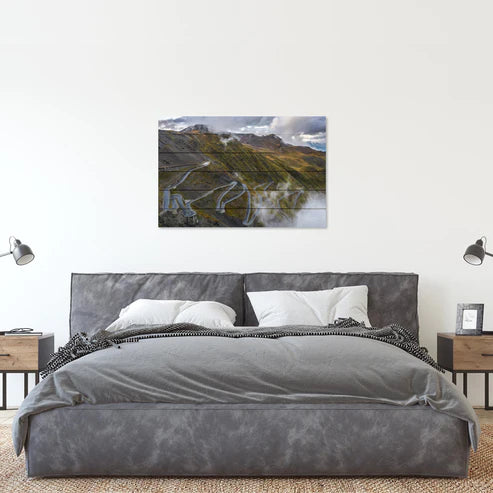 Wanddeko Holz - Passo Dello Stelvio