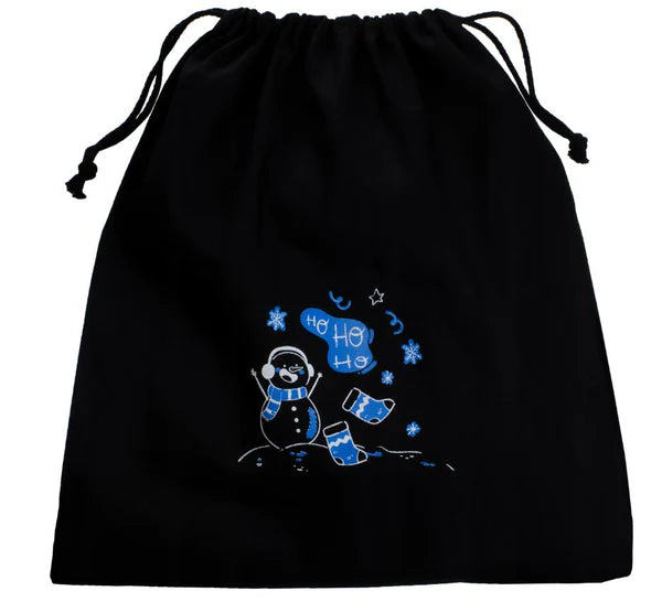 Baumwolltasche 25x30cm Schneemann HOHO 145g