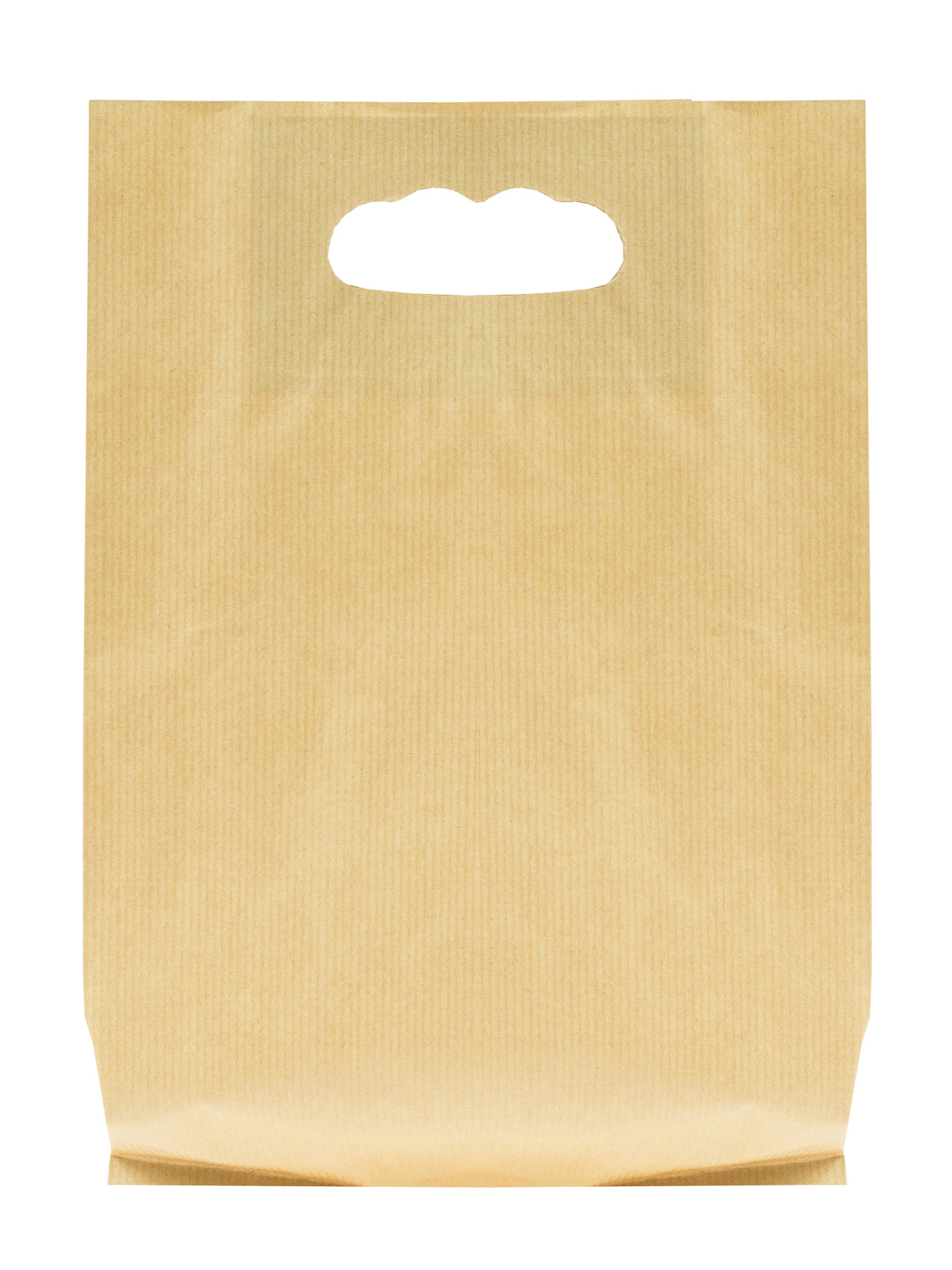 Falttasche 260x80x405mm mit Ausstanzung für den Griff BRAUN (25 Stück)