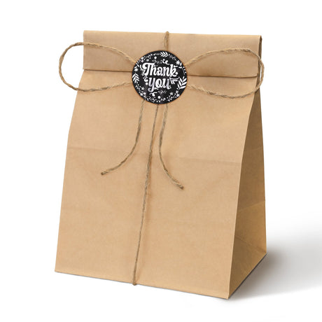 Papiertüte ohne Griff 190x130x370mm Braun