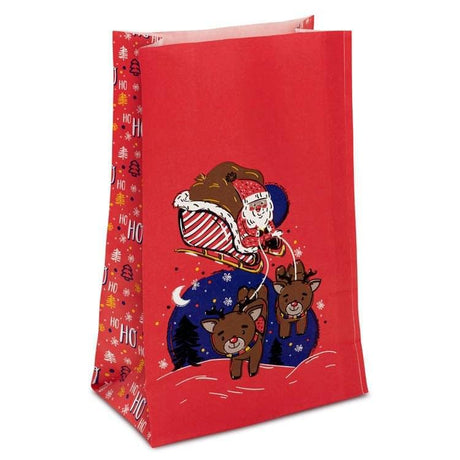 16+8x27cm Weihnachtsmann Weihnachts Geschenktüten