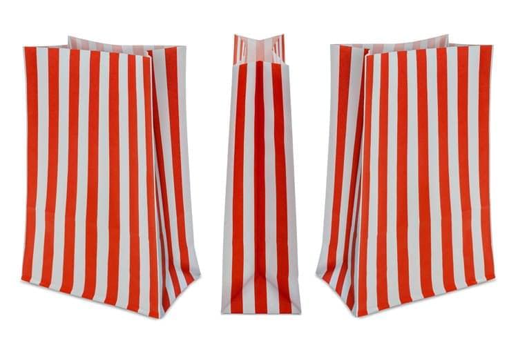 16+8x27cmT Weihnachtsgeschenkkugeln Rot gestreift