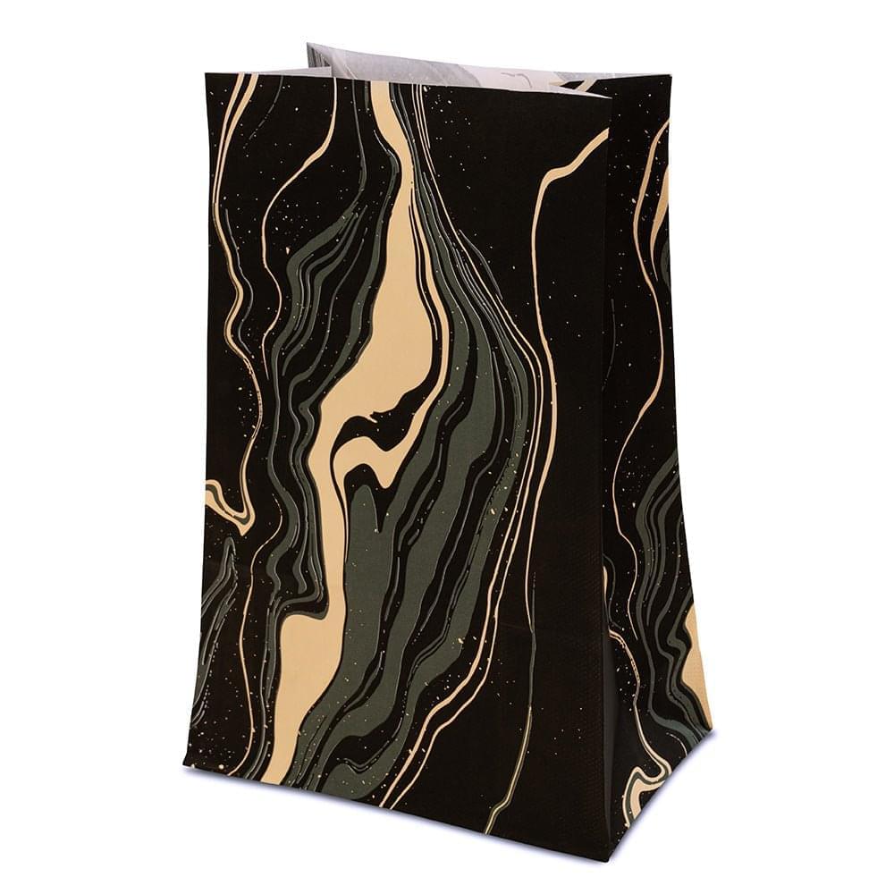 16+8x27cmT Weihnachtsgeschenkkugeln Schwarz und Gold