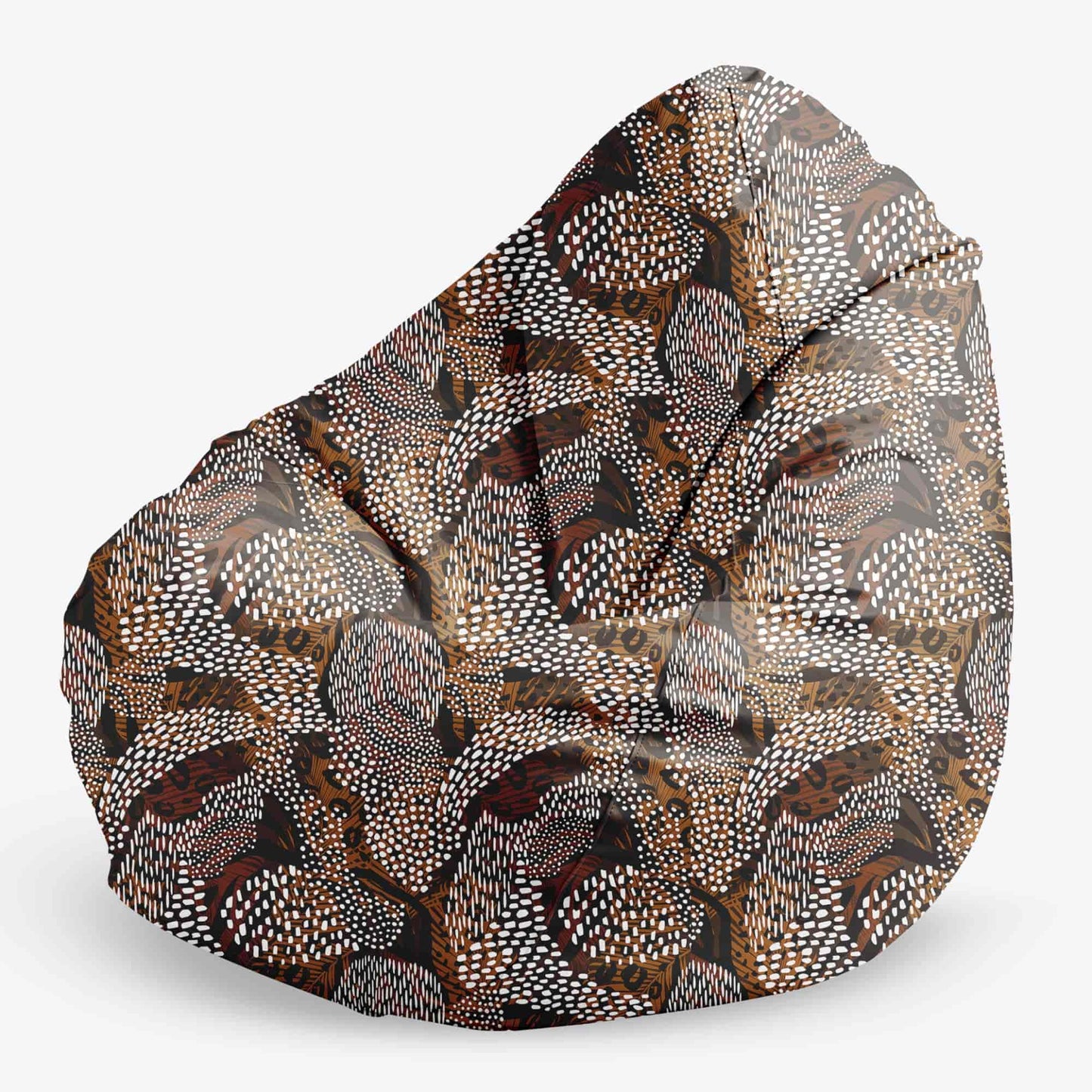 Bean Bag Sitzsack, 80 x 80 x 120 cm, Sitzkissen, mit Tragegriff Boden, Sitzsack Bubibag mit Füllung Tier