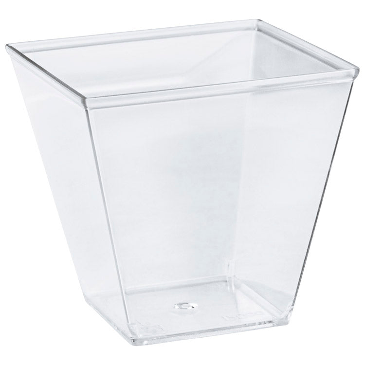 50 Stück Desserttassen 120ml 4oz Wiederverwendbare Dessertgläser Plastik mit 50 Stück Löffeln - AllBags