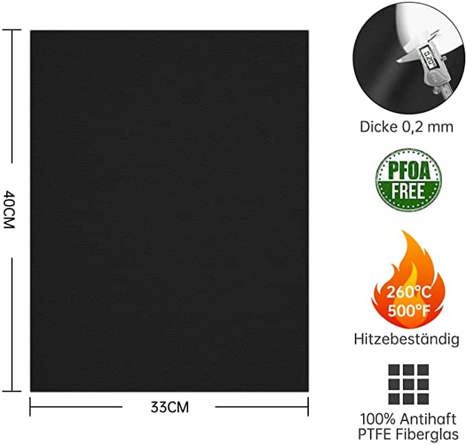 Teflon-Backmatten für Grill - 8er Set